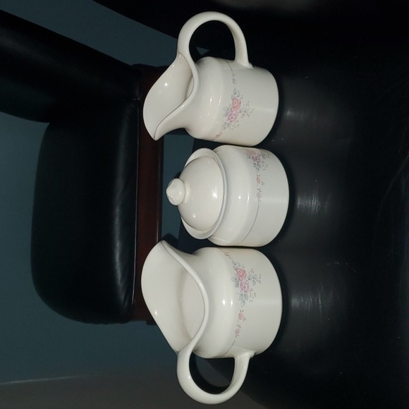 Pfaltzgraff dining servewear gravy boat sauce creamer sugar vintage Trou… - Picture 5 of 11